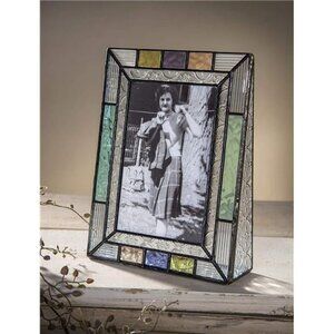 4x6 Picture Frames Colorful Glass Photo Frame Table Top Home Decor